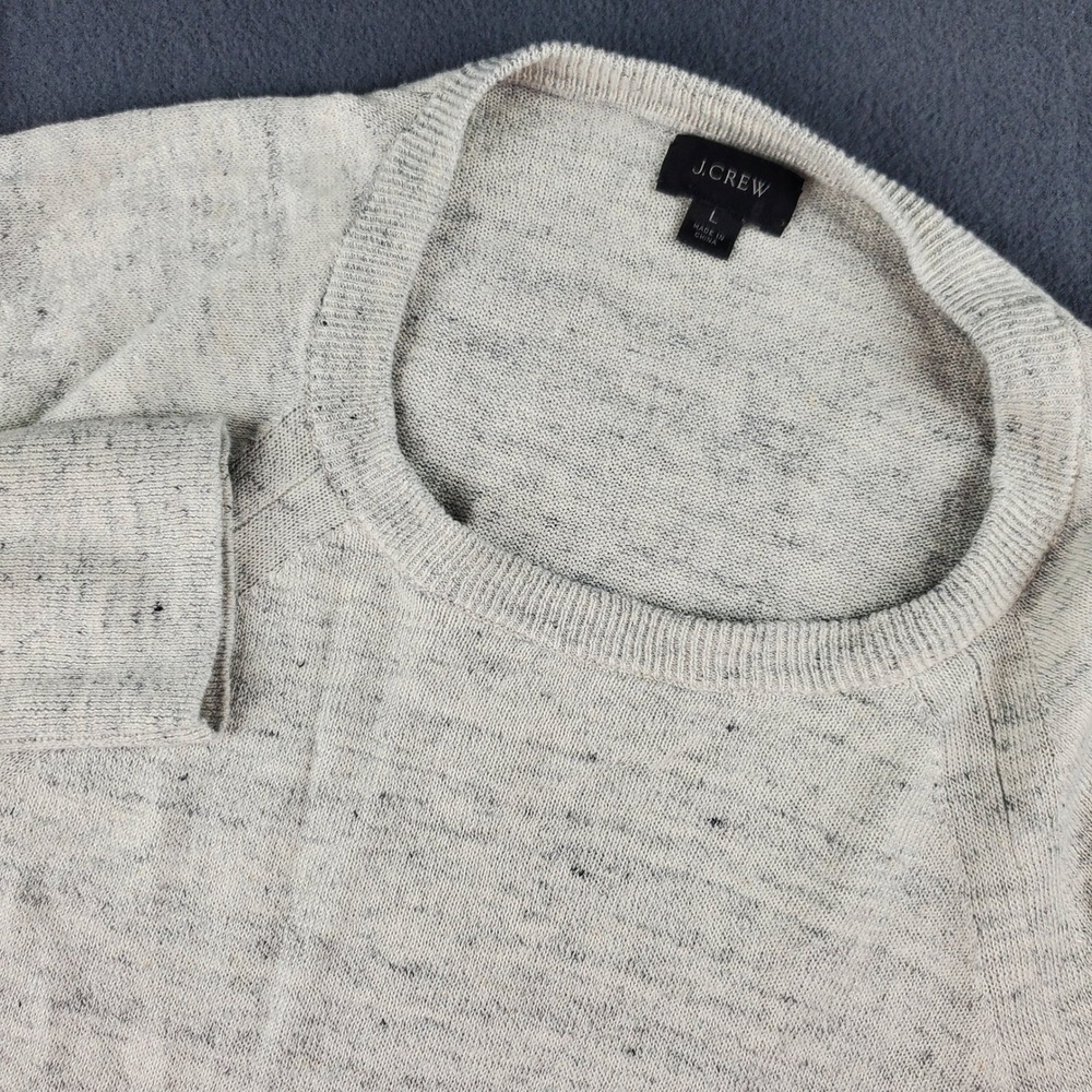 J.Crew Speckled Crewneck Sweater Soft Knit Pullover Casual Top Large